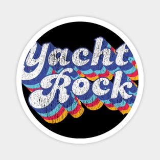 Psychedelic Fade Yacht Rock Party Boat Drinking design Magnet